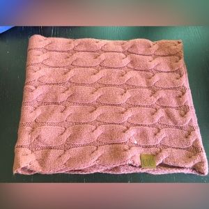 CC soft knit infinity scarf